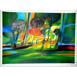 Marcel Mouly "Foret aux Arbres Bleus"