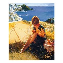 Nicola Simbari "Yellow Umbrella"