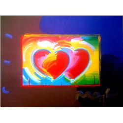 Peter Max "Hearts"