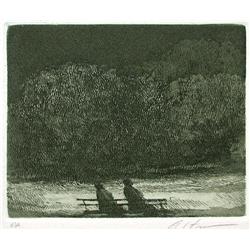 Harold Altman "Two People Seated"