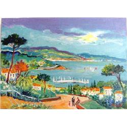 Jean Claude Picot "Matin sur la Baie de Cannes"
