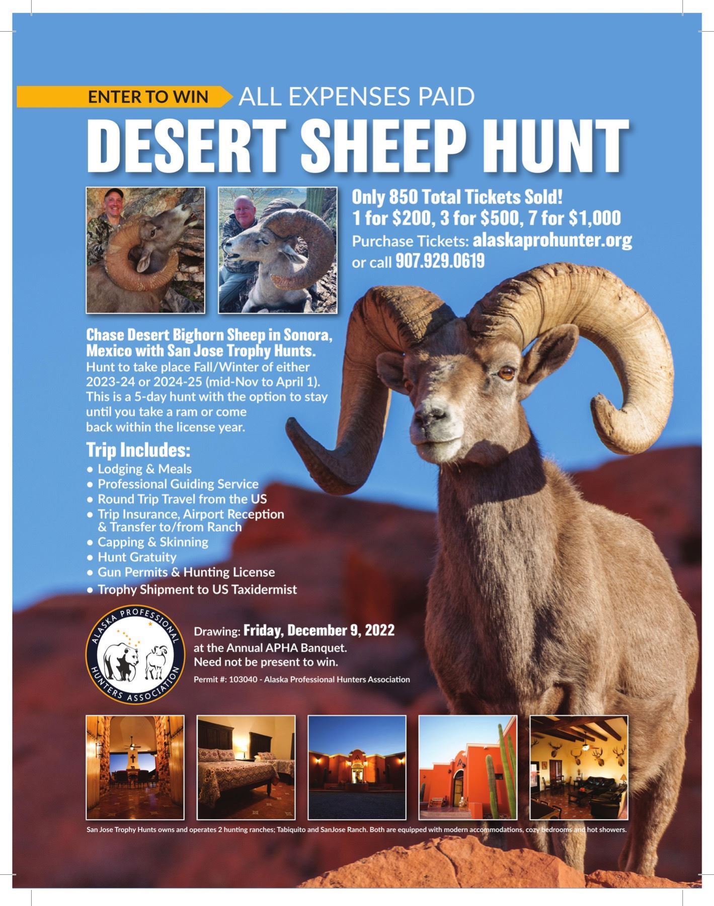 2022 Desert Sheep Raffle