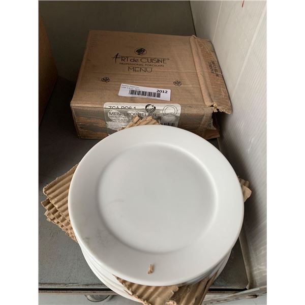 Art de Cuisine Porcelain dessert plates case of 6