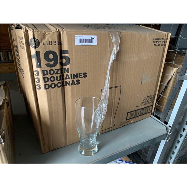 Libby 195 10oz Pub Glasses case lot of 36