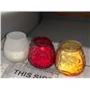 Image 2 : Case lot of 20 assorted colored table candles