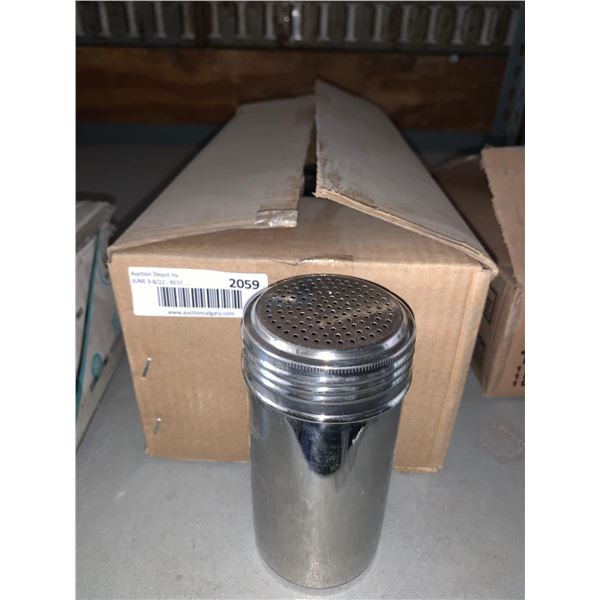 Stainless Steel Spice Shaker large - case lot of 6
