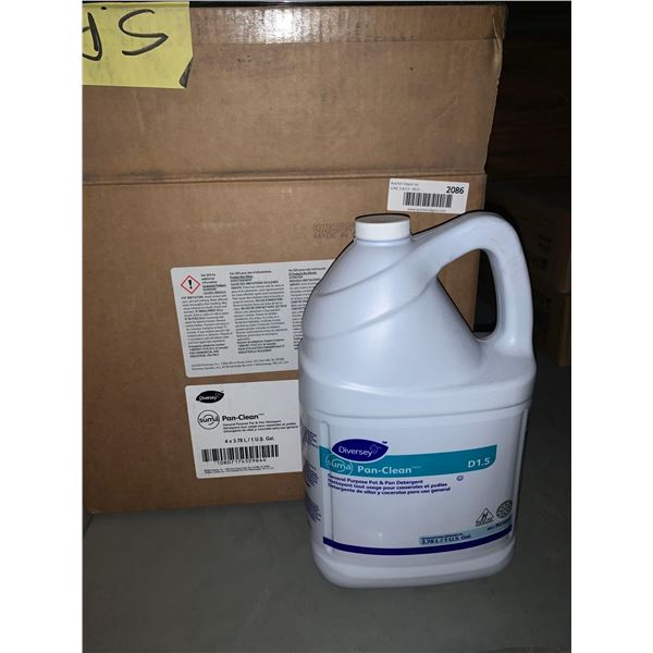 Diversey Pan Clean pot & pan detergent - Case lot of 4 x 3.78L