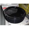Image 1 : Sysco Plastic Flat Serving Trays 12 inch black - case lot of 36