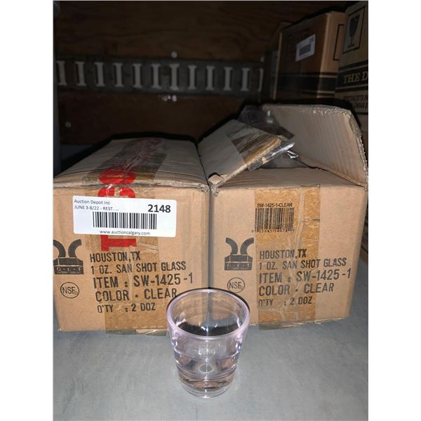 GET 1oz Whiskey Shot Glasses - Lot of 48