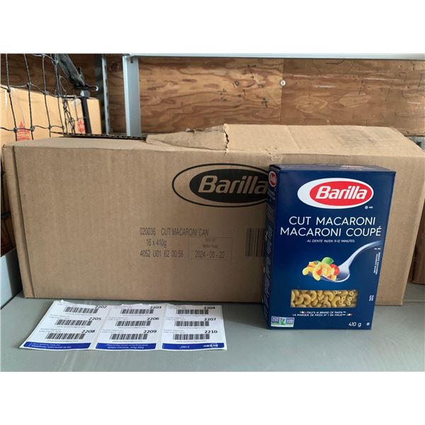 Barilla Cut Macaroni - Case lot 12 x 410g
