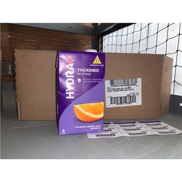 Hydra Thickened Orange Juice - case lot of 12 x 1L