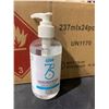 Image 2 : Cleace pump bottle hand sanitizer - case lot of 24 x 237ml