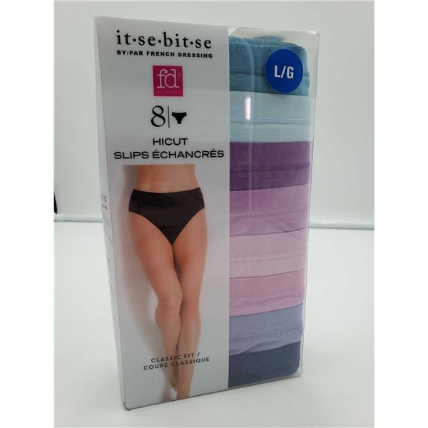 It Se Bit Se Hicut Panties (8pk) Large