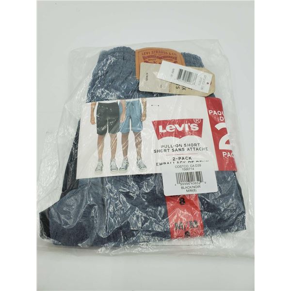 Boys Levis Pull-on Shorts (2pk) Medium