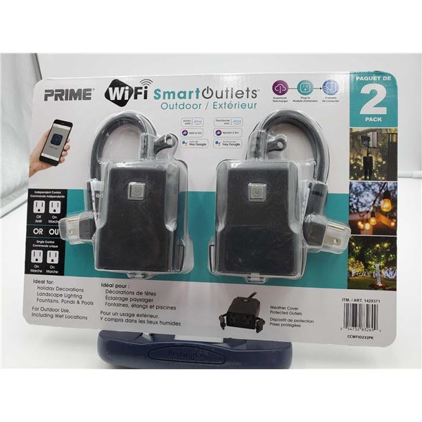 WiFi Smart Outlets Outdoor (2pk)