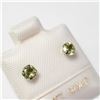 Image 2 : 14K Yellow Gold Peridot Earrings, Made in Canada, Suggested Retail Value $160