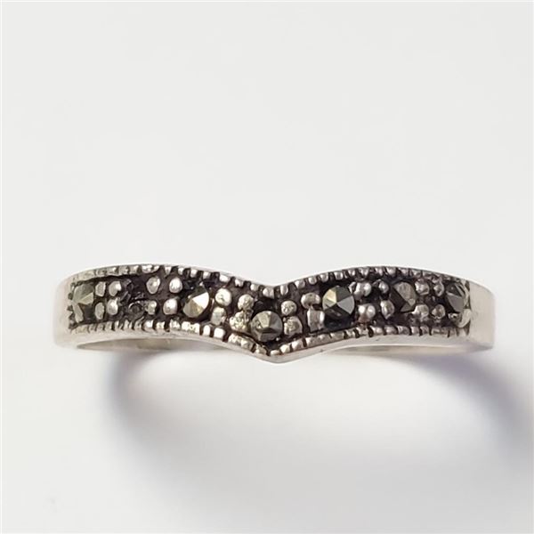 Silver Marcasite Ring, Suggested Retail Value $100
