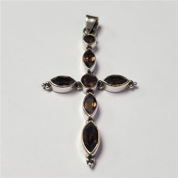 Silver Genuine Gemstone Pendant, Suggested Retail Value $200