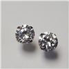 Image 2 : 10K White Gold Cubic Zirconia Earrings, Made in Canada, Suggested Retail Value $500