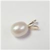 Image 2 : 14K Yellow Gold Fresh Water Pearl Pendant, Suggested Retail Value $200