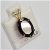 Image 2 : 14K Yellow Gold Garnet(6.11ct) Pendant, Made in Canada, Suggested Retail Value $600