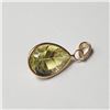 Image 2 : 14K Yellow Gold Lemon Quartz(5.5ct) Pendant (~Size )(Ring is resizable for $40) (~length inches), Ma
