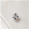 Image 1 : 14K White Gold Cubic Zirconia Nose Pin (~Size )(Ring is resizable for $40) (~length inches), Made in