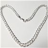 Image 1 : Silver 20" 49G Necklace (~Size )(Ring is resizable for $40) (~length MUSTinches), Suggested Retail V