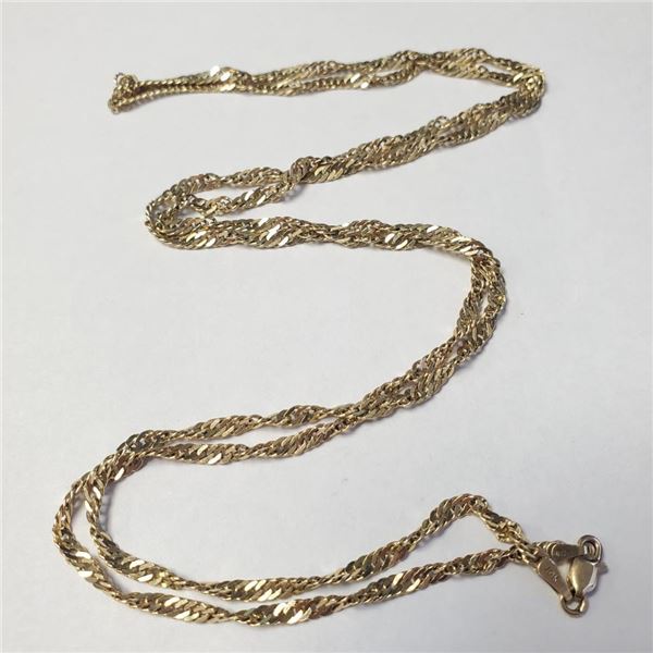 10K Yellow Gold 9.03G 30" Necklace (~length MUSTinches), Suggested Retail Value $2600