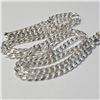 Image 2 : Silver 44.4G 34" Necklace (~length MUSTinches), Suggested Retail Value $550
