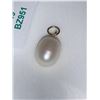 Image 1 : 14K Yellow Gold Fresh Water Pearl Pendant (~Size )(Ring is resizable for $40) (~length inches), Sugg