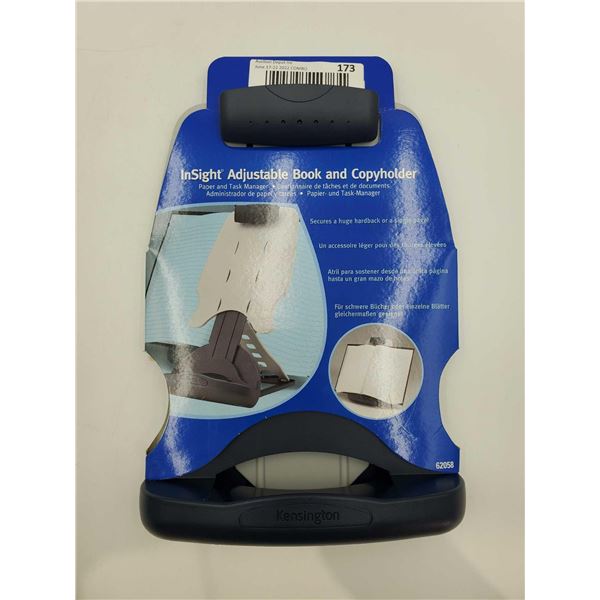 Insight Adjustable Book and Copyholder Paper and Task Manager