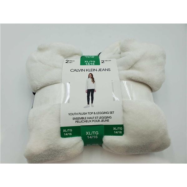 Calvin Klein Youth Plush Top & Legging Set (XL 14/16)