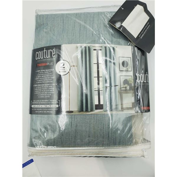 Couture Thermaplus Total Blackout Curtain (2- 104in x 90in)