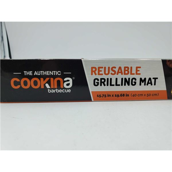 The Authentic Cookina Barbecue Reusable Grilling Mat (40cm x 50cm)