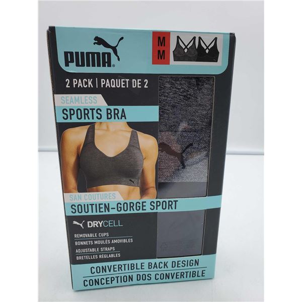 Puma 2pk Seamless Sports Bra (m)