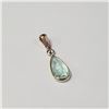 Image 3 : 14K Yellow Gold Colombia Emerald(2.1ct) Diamond(0.08ct) Pendant (~weight 0.85g), Appraised Retail $1