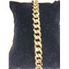 Image 1 : Gents 14K GP Heavy Cubana Style Bracelet 16.1 grams