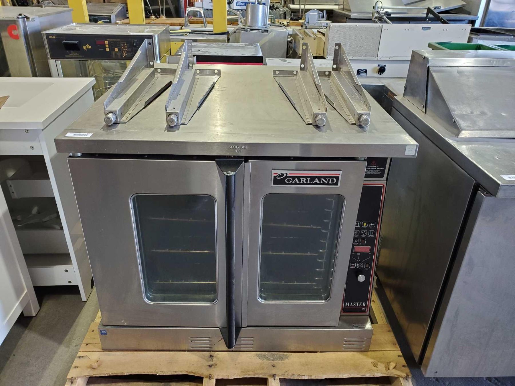 Garland Master 450 Double Door Gas Convection Oven with legs A D