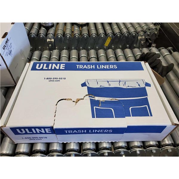 Uline Case lot of 250-33gal gal trash liners