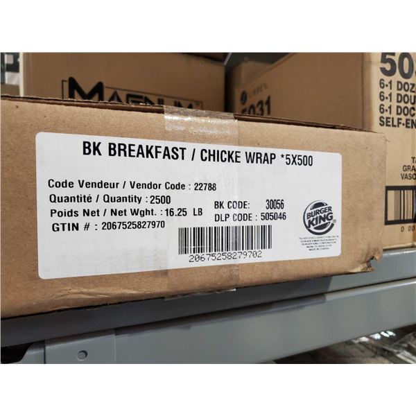 case lot of 500 sandwich wrappers