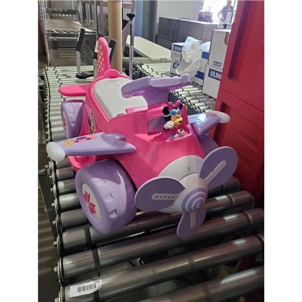 Minnie Mouse Kids rider plane