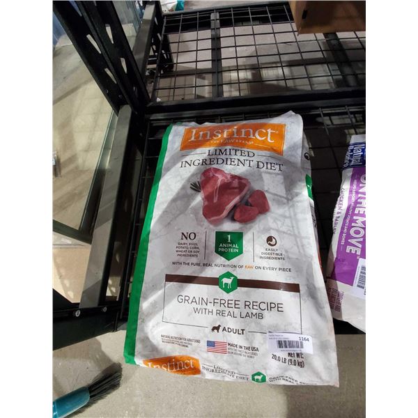 Instinct Grain Free Lamb Adult Dog Food 20Lbs