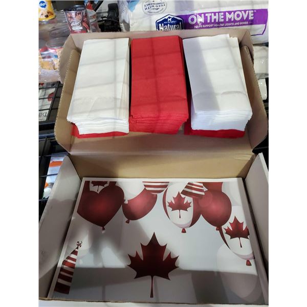 Case lot of Banquet Napkins & Placemats