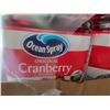 Image 2 : Ocean Spray Cranberry cocktail case lot of 6 x 3L