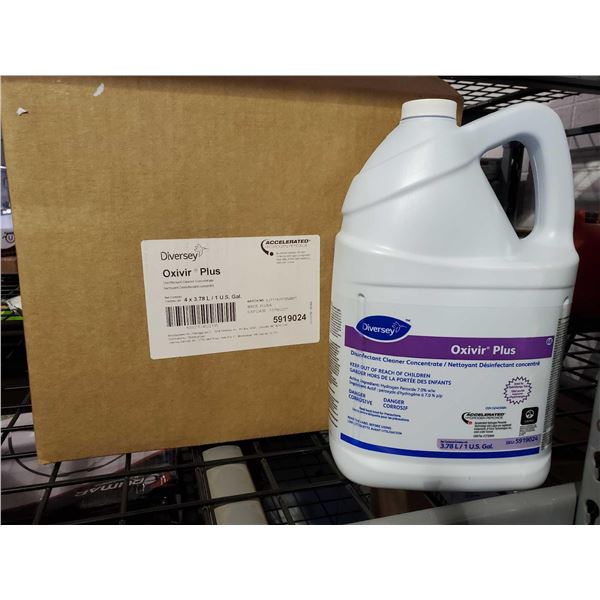 Diversey Oxivir commercisal clener case lot of 4 x 3.79L