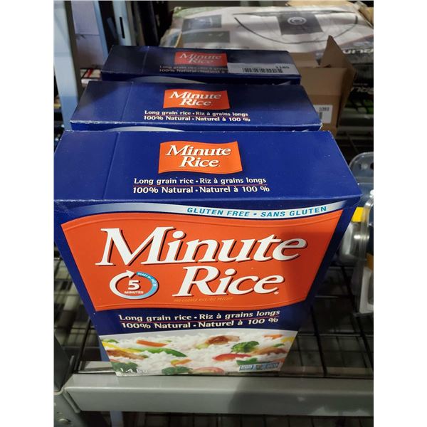 Minute Rice Lot of 3 x 1.4KG