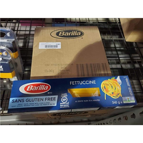 Barilla Fettuccine Pasta case lot of 12 x 340g