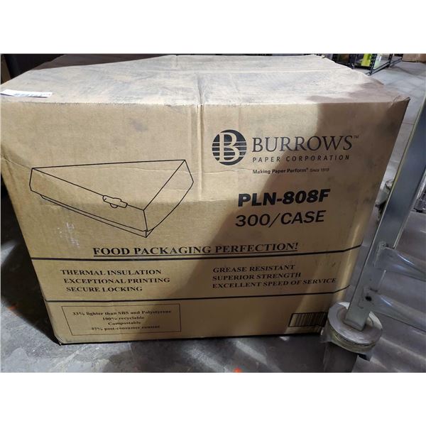 Case lot of Borrows Pizza Take Out Containers 300