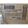 Image 2 : Case lot of 2000 2 Play Dinner Napkins